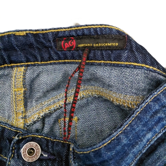 Adriano Goldschmied New Legend Jeans AG Women's Distressed Denim Pants Size 30 R - Picture 4 of 10